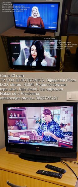 Televizori, više komada