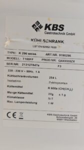 Zamrzivač KBS, uvoz iz Nemačke