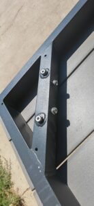 Tabla za sto Metalna konstrukcija + dekorativni PVC paneli
